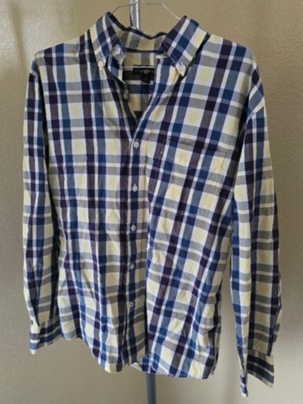 Club Room Long Sleeve Button Down Shirt With Pocket